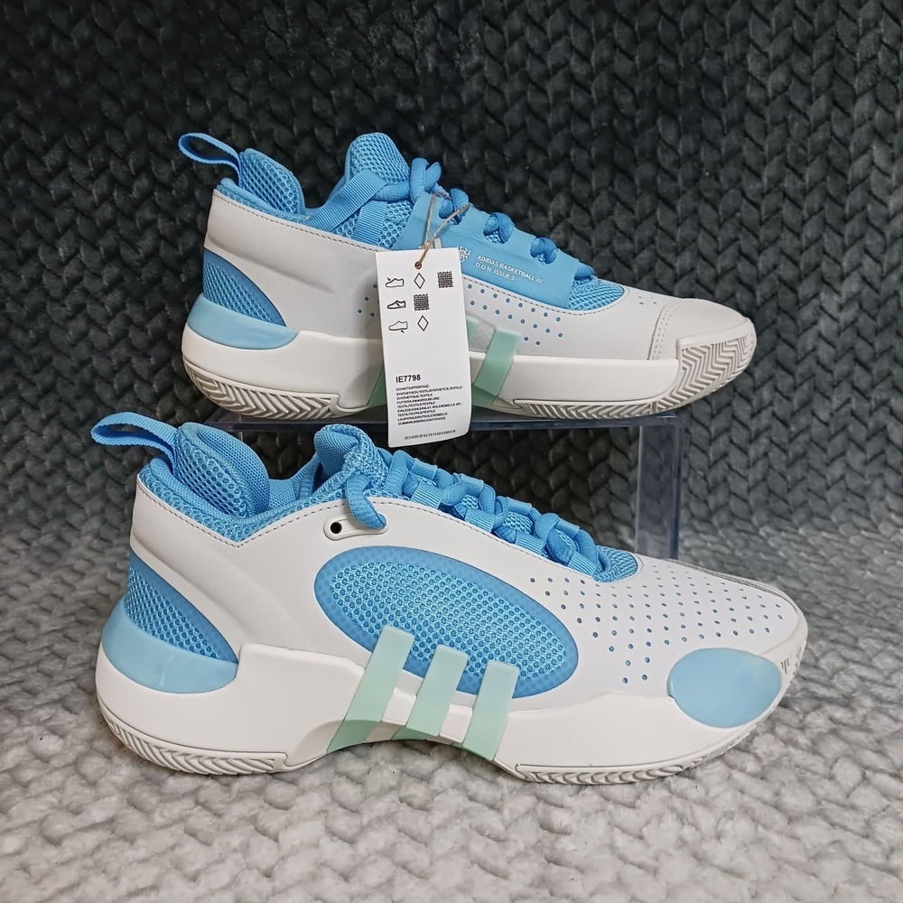 Adidas D.O.N. Issue 5 Blue White Men's Basketball Shoes IE7798 Size 4.5